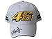 White Motogp Valentino Rossi 46 Baseball Hat Peaked Cap