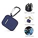 LIKDAY AirPods Case with Strap Protective Silicone Cover with Carabiner for Apple Airpods Accessories (Midnight Blue)