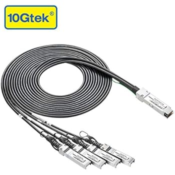 40G QSFP+ to 4xSFP+ Breakout DAC - 40GBASE-CR4 Passive Direct Attach Copper Twinax QSFP to SFP Cable for Cisco QSFP-4SFP10G-CU3M Devices, 3m