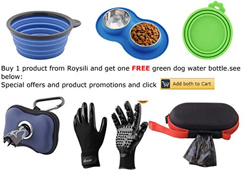 Roysili Extra Large Collapsible Dog Bowl, BPA Free Travel Bowl for Dog Cat Food Water, Foldable Cup Dish Feeder, Portable Travel Dog Bowl - Thumbnail 5