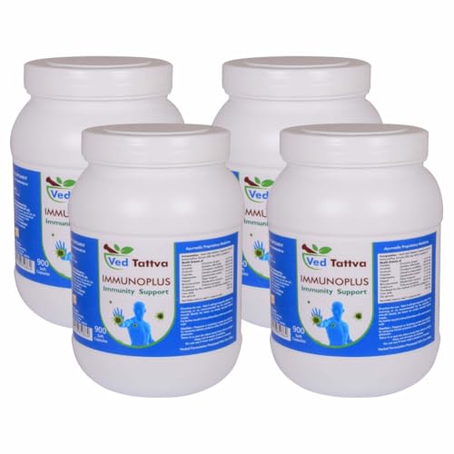 Ved Tattva ImmunoPlus Capsules, 900 Count, Pack of 4