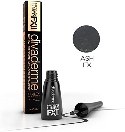 Divaderme Precision Liner FX II - 100% Natural Eyeliner (Ash FX)