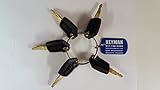 Authentic Keyman Brand CAT Caterpillar Heavy Equipment Keys Pack of 5