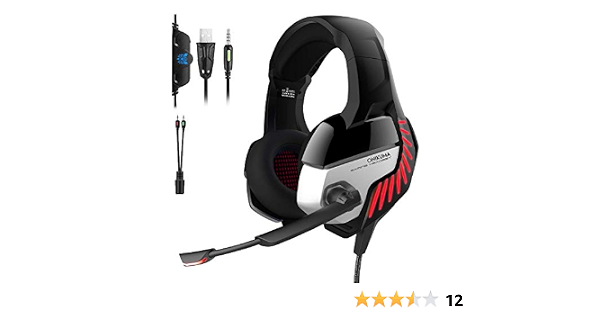 ONIKUMA K5 Pro Gaming Headset - Red 
