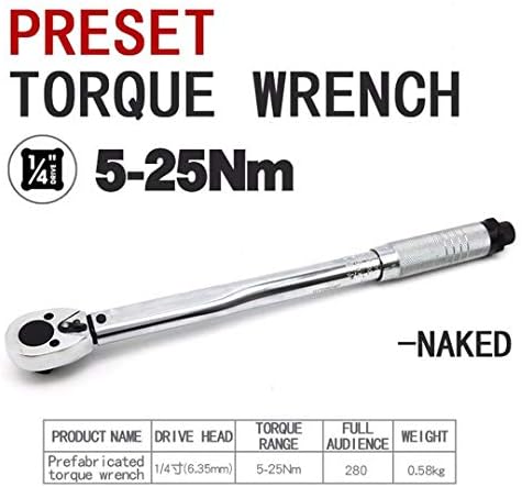 1/4 3/8 1/2 The Torque Wrench Drive 5 210 Nm Two - Way To Accurately Mechanism Wrench Hand Tool 1-4 Naked