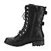 Forever Women's Mango-71 Black Boots 6.5 D(M) US