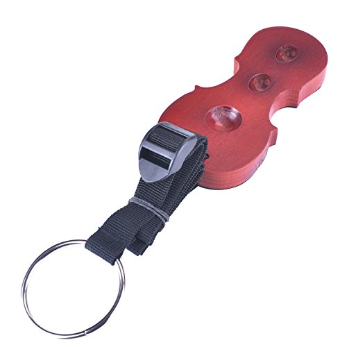 WOGOD Hardwood Endpin Anchor / Cello Endpin Rest / Cello Endpin Stopper (Dark Red)