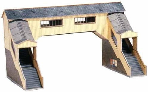 Superquick Covered Footbridge - 1/72 OO/HO - Card Model Kit