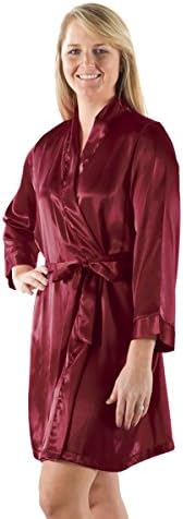 Robe Party Women's Satin Kimono Robes Short Style (XS-XXXL)