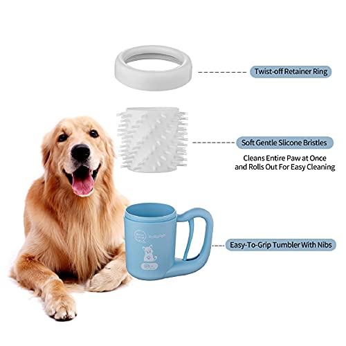 GUDYMSKY Dog Paw Cleaner Cup W/Handle Strap Semiautomatic 360