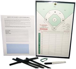 The Coacher Company Deluxe Magnetic Board for Baseball/Softball