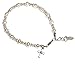 Precious Pieces Children's Sterling Silver Cross Bracelet and/or Necklace with Cultured Pearl and Crystal First Communion, Baptism or Christening Gift