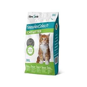 Breeder Celect Recycled Paper Cat Litter, 30L (Pack of 1)