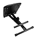 Kuyal Piano Bench, Adjustable Height X-Style Keyboard Bench Padded Seat, Black