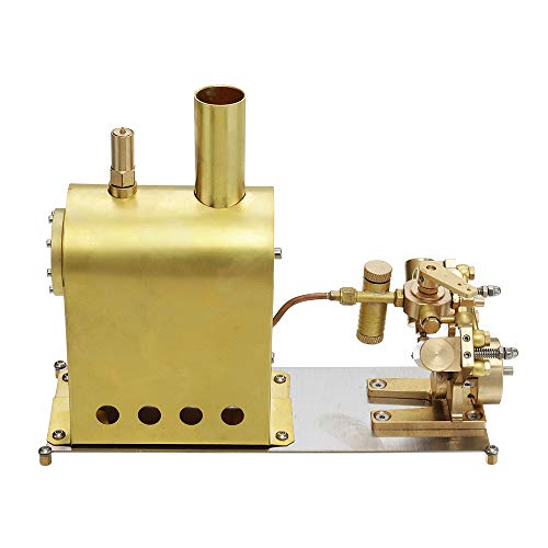 Laliva Learning & Education - Microcosm M2C Mini Steam Boiler with Twin Cylinder Marine Steam Engine Stirling Engine Model