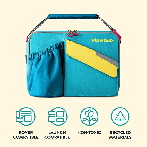 PlanetBox LAUNCH Eco-Friendly Stainless Steel Bento Lunch Box with