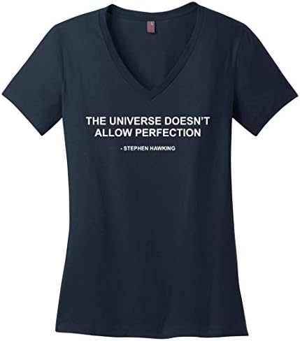 TEEPAAA Rip Stephen Hawking - Science Quote Ladies V-Neck