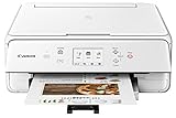 Canon 2986C022 PIXMA TS6220 Wireless All in One Printer with Mobile Printing, White, Amazon Dash Replenishment enabled, One Size, White