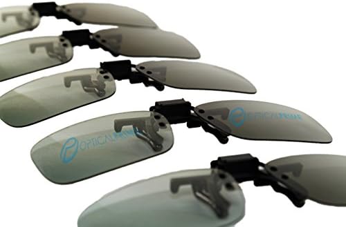 Optical Prime (4 Pack) - Passive Circular Polarized 3D Clip On's for Cinema, Theater, lg and sony tv's that support Reald