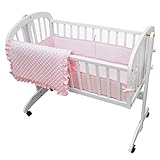 TL Care Heavenly Soft Minky Dot 3Piece Cradle