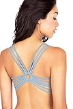 Zenana Women's Juniors Strappy Back Sports Bra