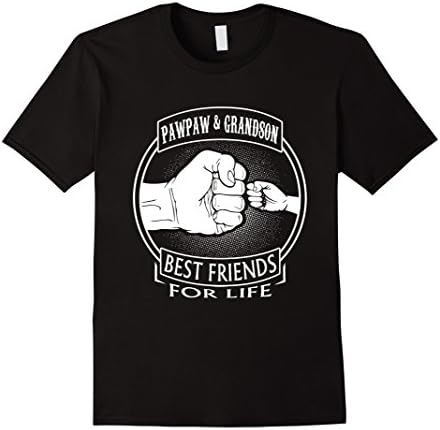 Men's Pawpaw GIft Pawpaw and Grandson Best Friend 2XL Black
