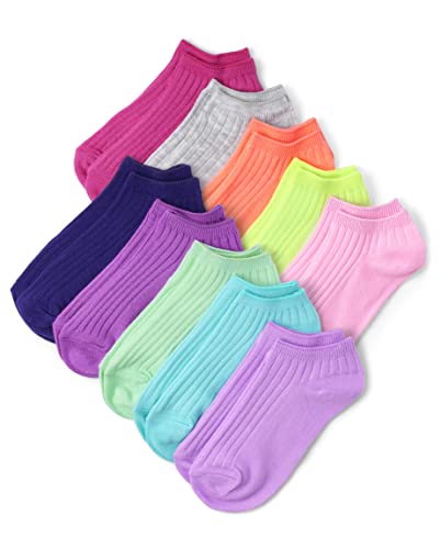 The Children's Place Baby Boys Ankle 10-pack Socks, Multi Clr 10 Pack, Large US