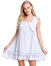 N NORA TWIPS Camisetas de dormir victorianas para mujer