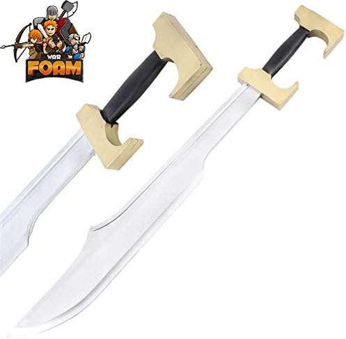 WarFoam King Leonidas Foam Sword Greek Style Latex LARP Padded Spartan Trainer