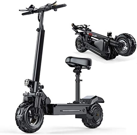 折りたたみ電動スクーター オフロードスクーター シート付き 500wブラシレスモーター Ledライト 最大航続距離