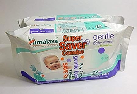 Himalaya Baby Wipes Pack (White)