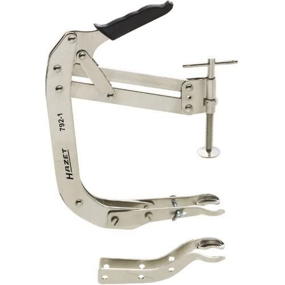 HAZET 792-1 290 mm Valve Spring Compressors - Bright Nickel-Plated