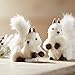 RAZ Imports White Winter Woodland Squirrel Ornaments - Set of 2 Assorted
