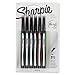 Sharpie 1751690 Plastic Point Stick Permanent Water Resistant Pen Assorted Fine 6/Pack