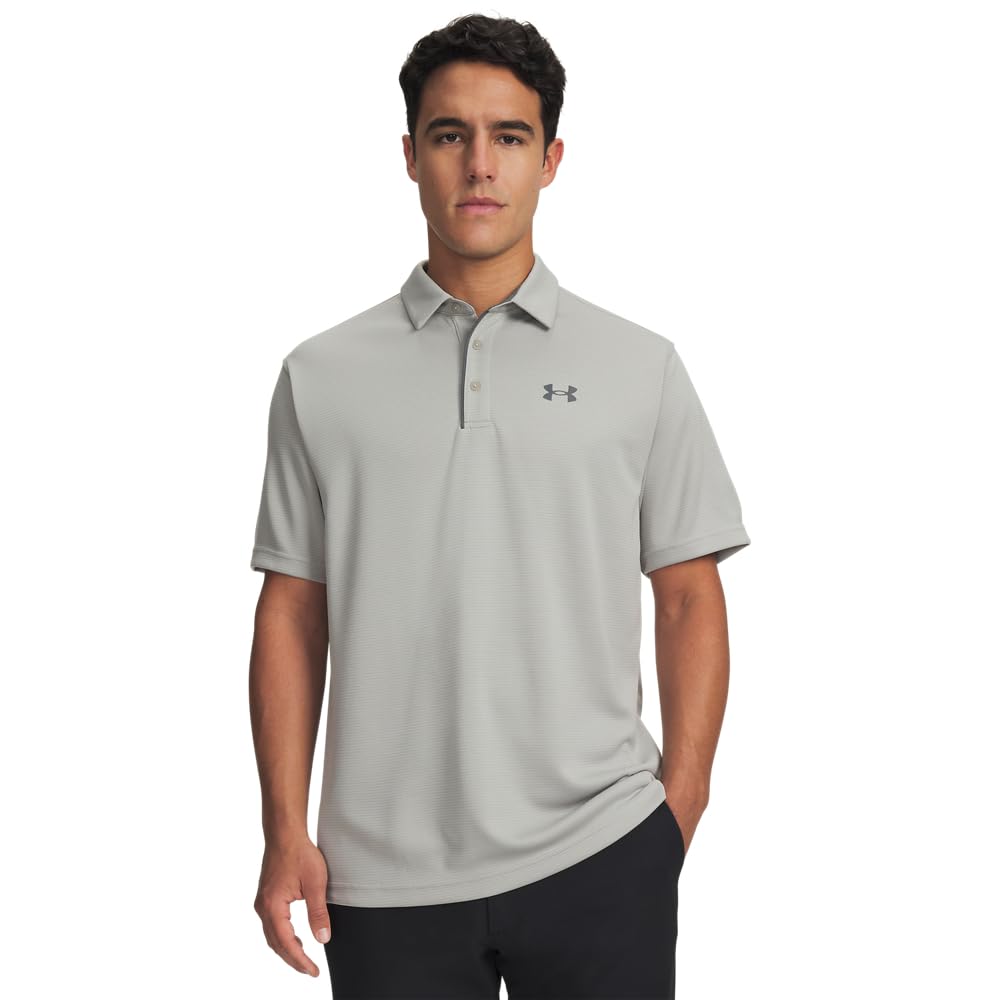 Under Armour Men's Tech Golf Polo, (069) Titanium / / Pitch Gray, X-Large Tall Image