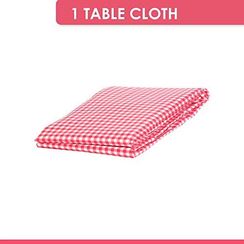 ATK ESSENTIAL PRODUCTS Waterproof Plastic Vinyl Tablecloth Elastic