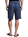Haggar mens Cool 18 Classic Fit Expandable Waist Short Casual Shorts, Cadet Blue, 36