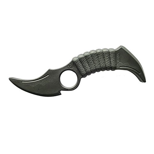 Playwell Black Polypropylene Malaysian Double Ended Training Knife - E427