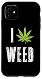 iPhone 11 I Love Weed Kush 420 Marijuana THC CBD