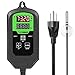 VIVOSUN Heat Mat Thermostat Temperature Controller with Timer Cycle for Seedling Germination Reptiles Brewing and Hatching