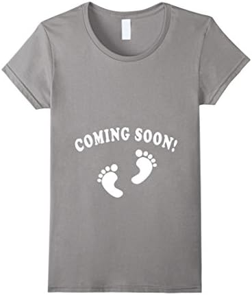 Women's Baby is Loading Funny Shirt for Pregnant Women's, Maternity Large Slate