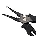 KastKing Cutthroat 7 inch Fishing Pliers, 420 Stainless Steel Fishing Tools, Saltwater Resistant Fishing Gear, Tungsten Carbide Cutters, 7'' Split Ring Nose, Black