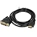 Sumaclife Black 6 Foot DVI-I to HDMI Cable