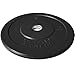 Titan Fitness Pair 10 LB Black Economy Olympic Bumper Plates, Rubber with Steel Insert