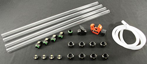 Fitting Starter Kit featuring Bitspower Matte Black fittings 16mm
