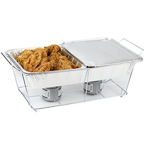 Simply Deliver Aluminum Steam Table Pan, Full-Size, Deep, 70 Gauge, 50-Count