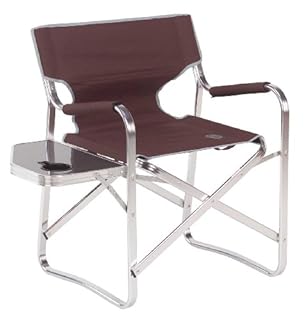 coleman deck chair with side table