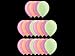 Black Light Reactive Latex Balloons Assorted 11 Inch (25 Count)
