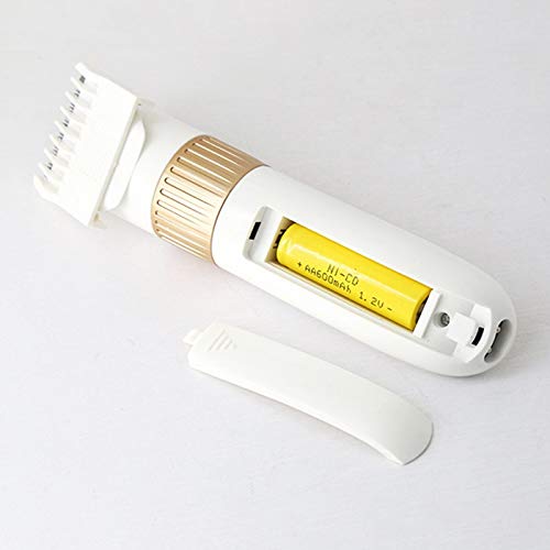 biuday Cortadoras de cabello eléctricas para hombres, batería/máquina de afeitar eléctrica recargable Trimmer para adultos y niños Kits de herramientas de corte de cabello sin cable (Plata)