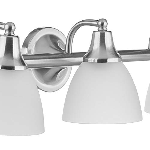 Globe Electric 50700 3Light Vanity AllinOne Bathroom Set, 5 Piece